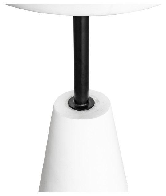 Foundation Outdoor Accent Table White FOUND