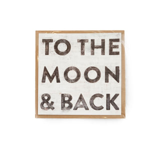To The Moon & Back Art Poster