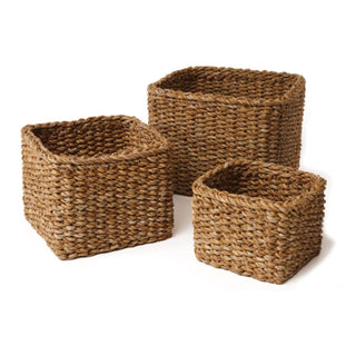 Seagrass Mini Square Basket - Small