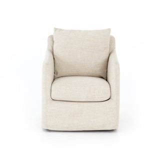 Banks Swivel Chair - Cambric Ivory