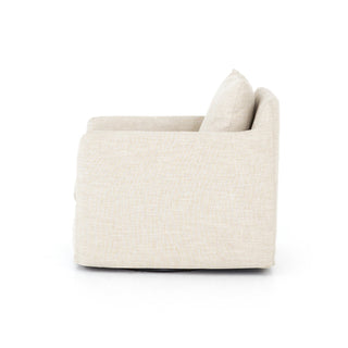 Banks Swivel Chair - Cambric Ivory