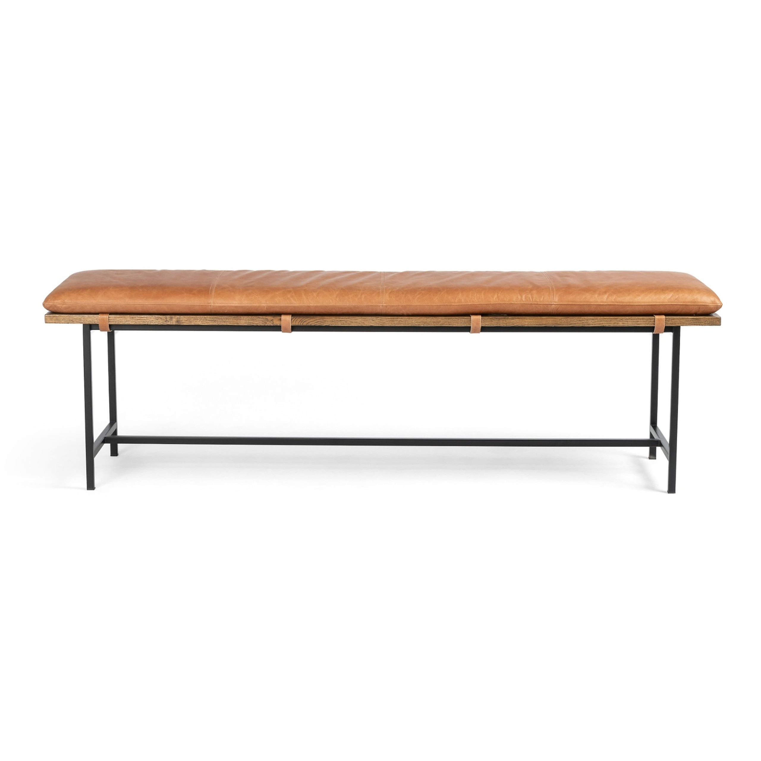 Gabine Accent Bench - Brandy