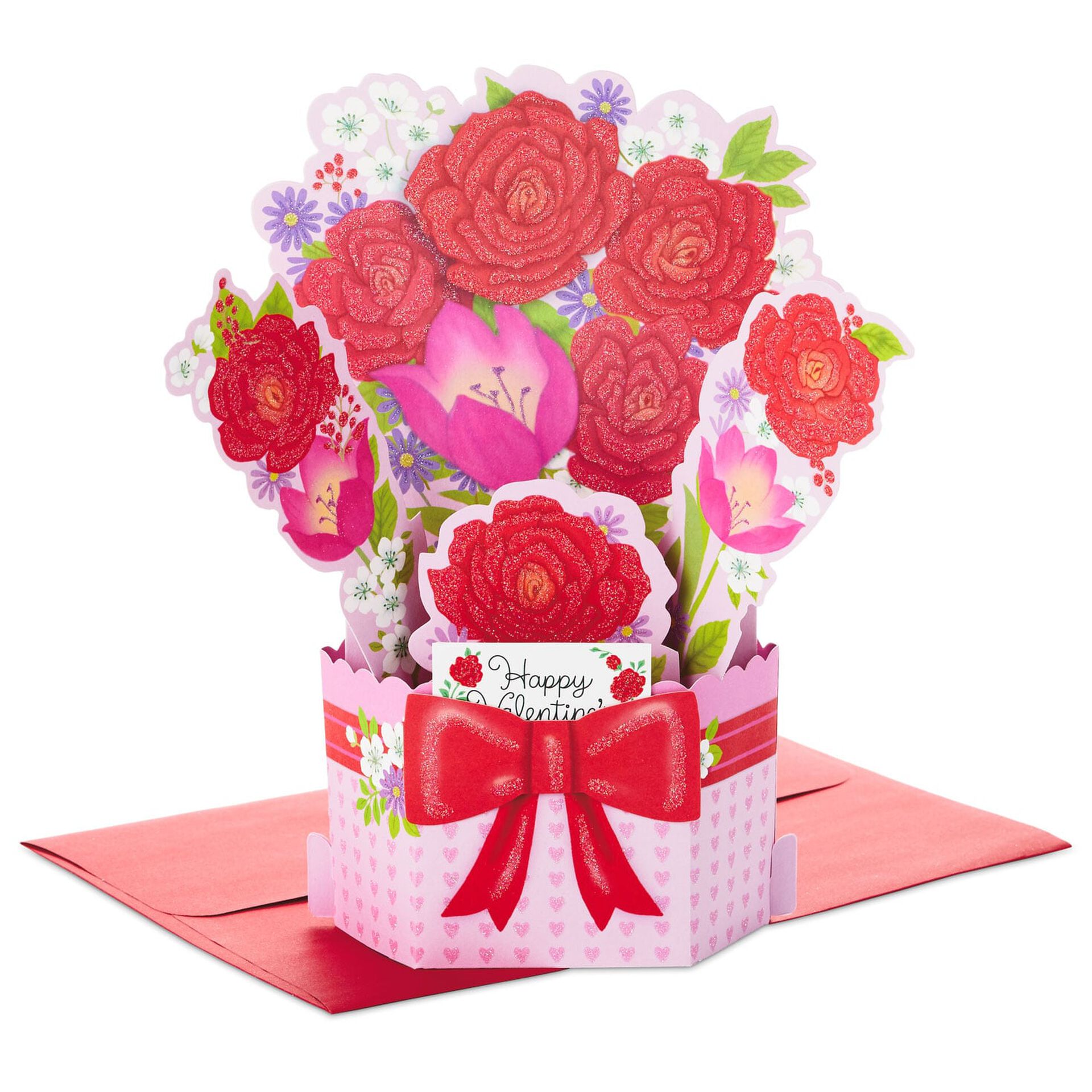Valentines Bouquet Greeting Card