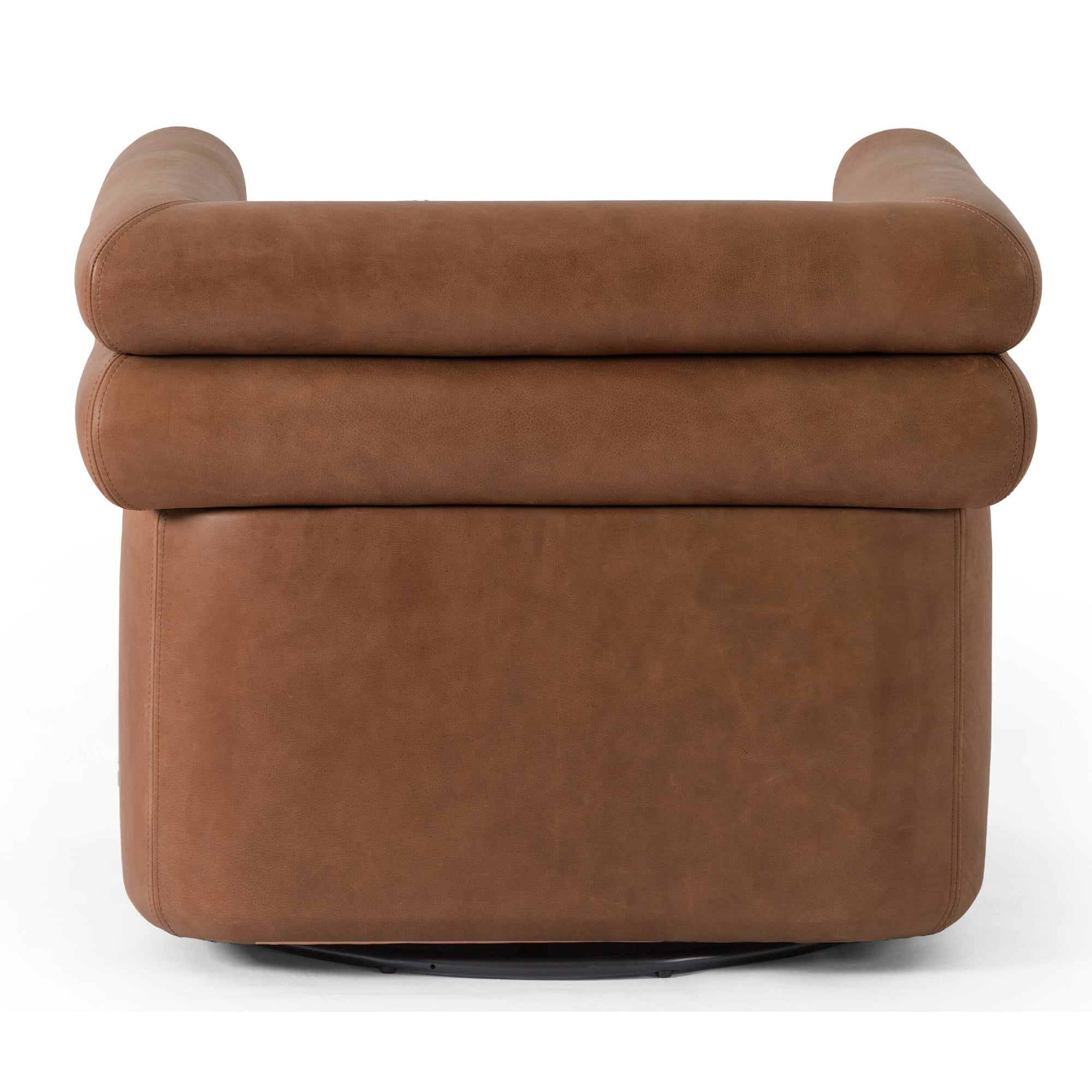 Evie Swivel Chair - Palermo Cognac