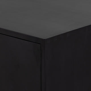 Isador Bar Cabinet - Black Wash Poplar