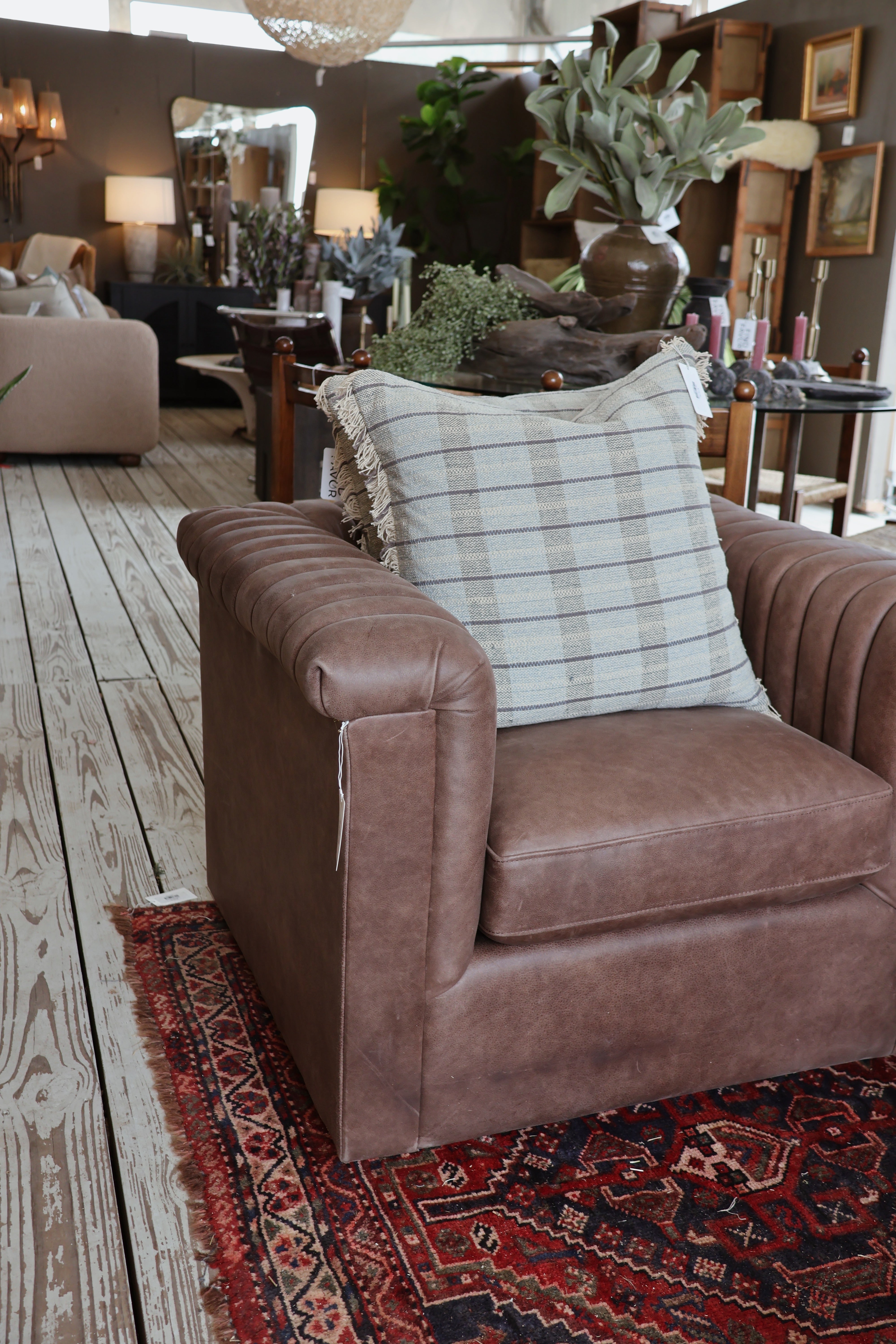 Watson Swivel Chair - Palermo Cigar