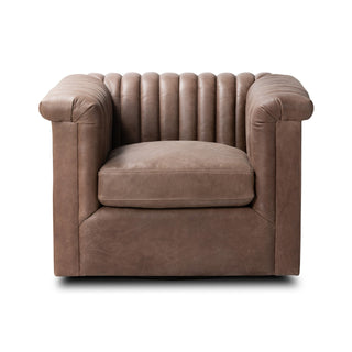 Watson Swivel Chair - Palermo Cigar