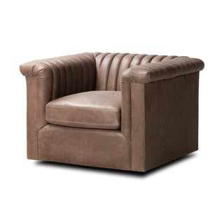 Watson Swivel Chair - Palermo Cigar