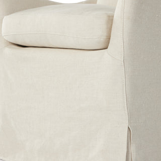 Monette Slipcover Dining Chair - Brussels Natural