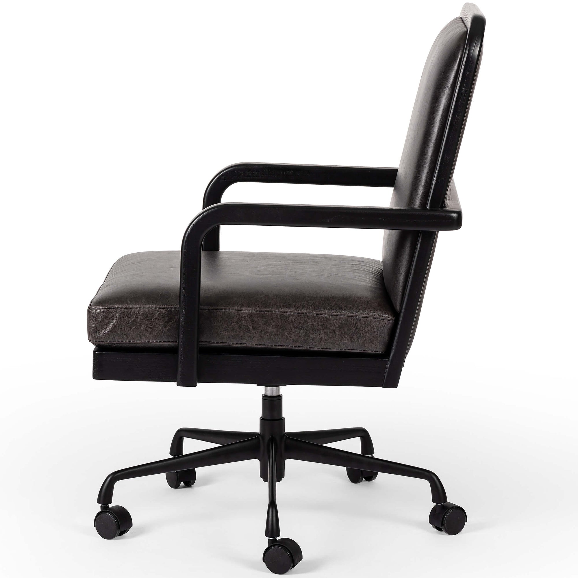 Lacey Desk Chair - Brushed Ebony