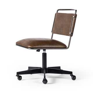 Wharton Desk Chair - Distressed Brown