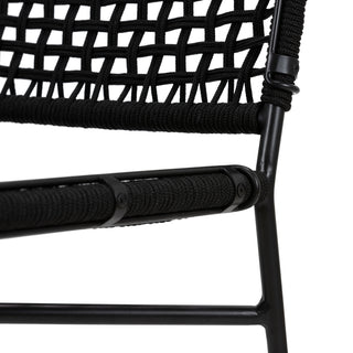 Wharton Outdoor Dining Chair - Black