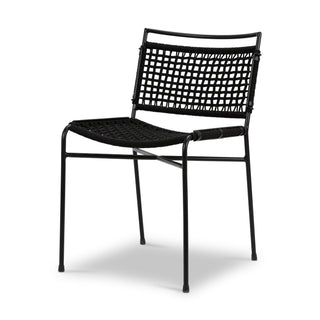 Wharton Outdoor Dining Chair - Black