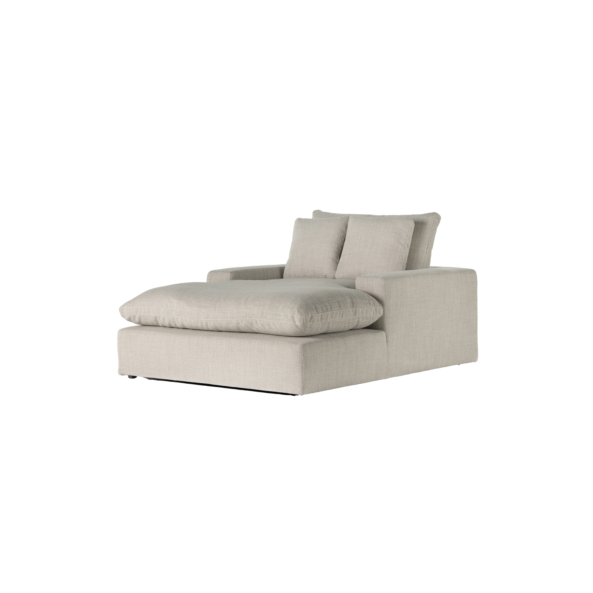 Stevie Chaise Lounge - Gibson Wheat