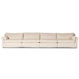 Delray 4-Piece Slipcover Sectional