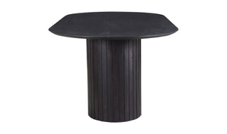 Povera Oval Dining Table - Black