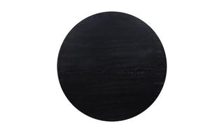 Godenza Round Dining Table - Solid Black Ash