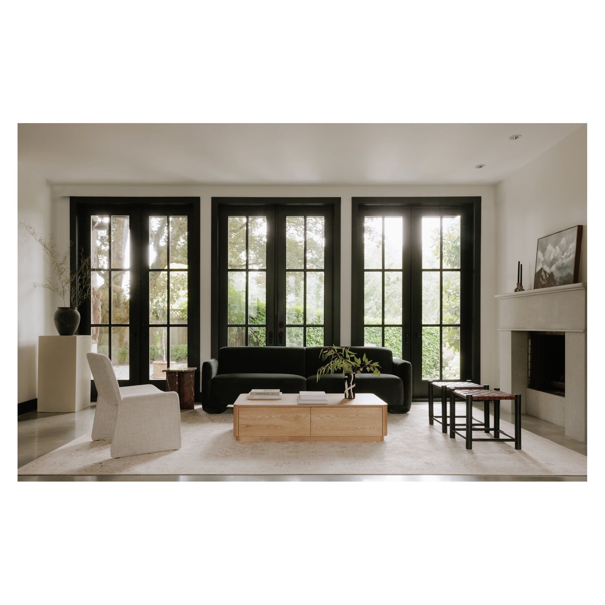 Fallon Sofa - Flecked Ivory