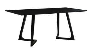 Godenza Dining Table - Solid Black Ash