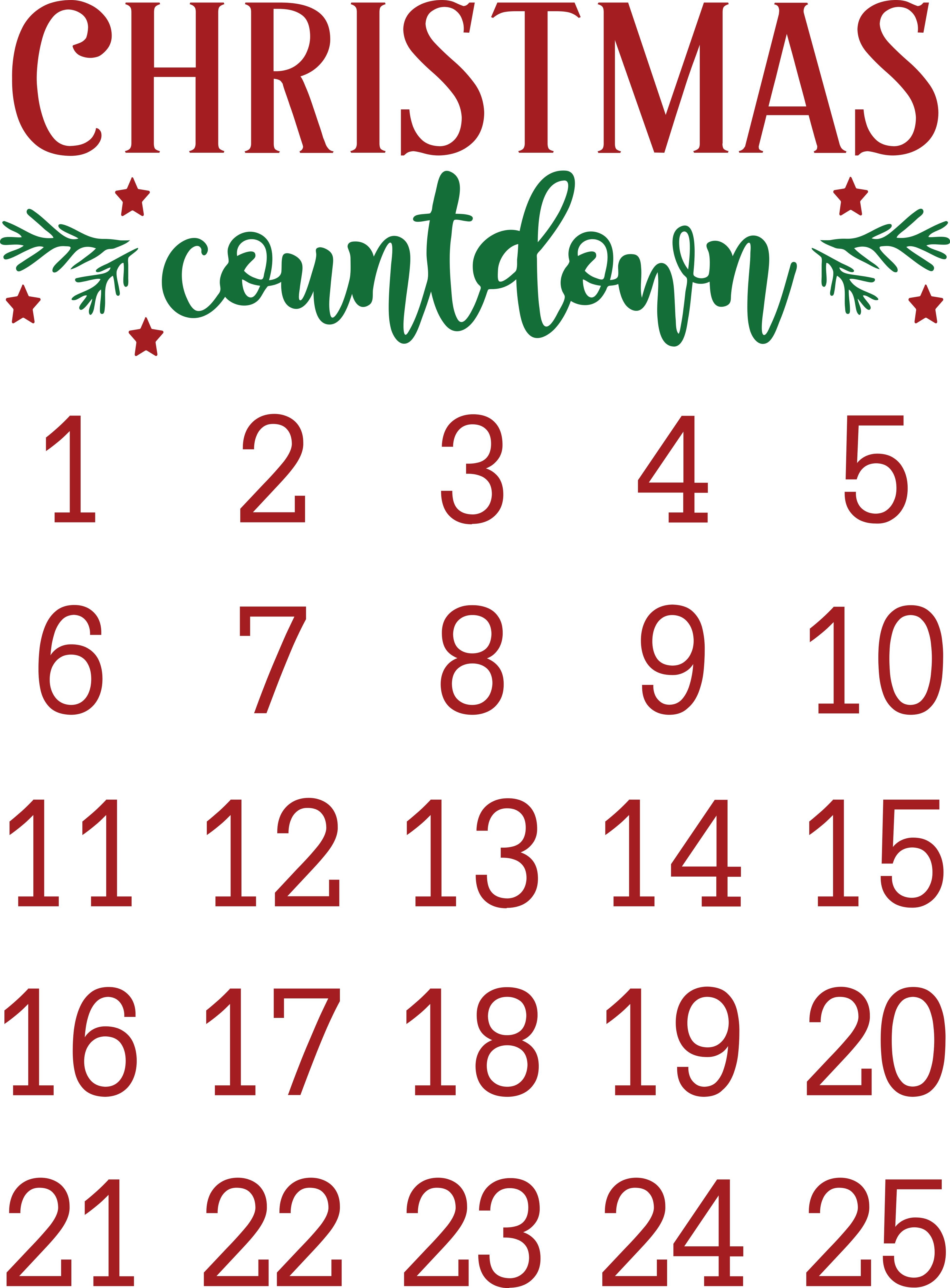 Countdown to Christmas