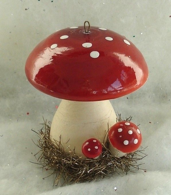 Woodlands Toadstool Ornament
