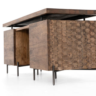Raffael Desk - Antique Brown