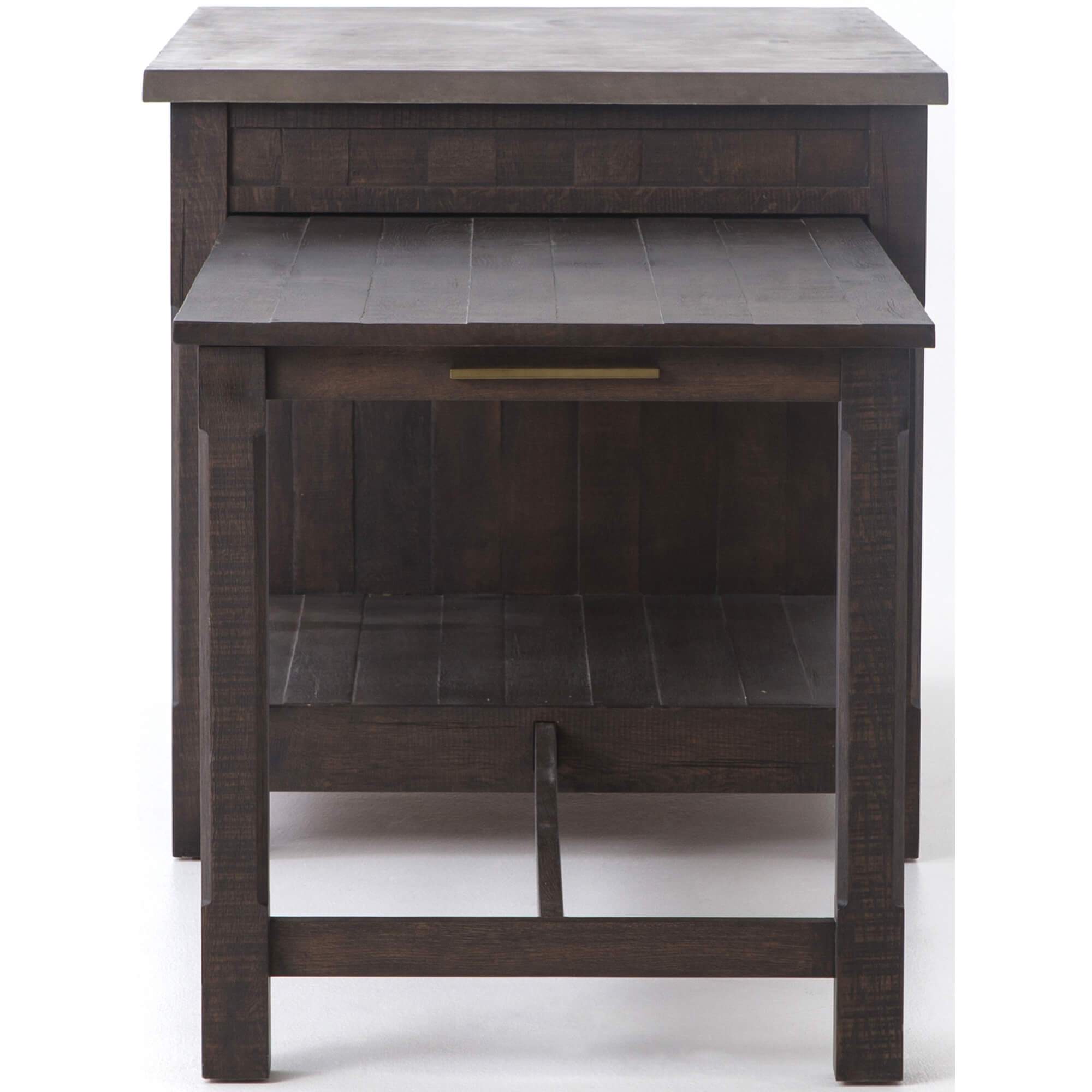 Ian Kitchen Island - Rubbed Black