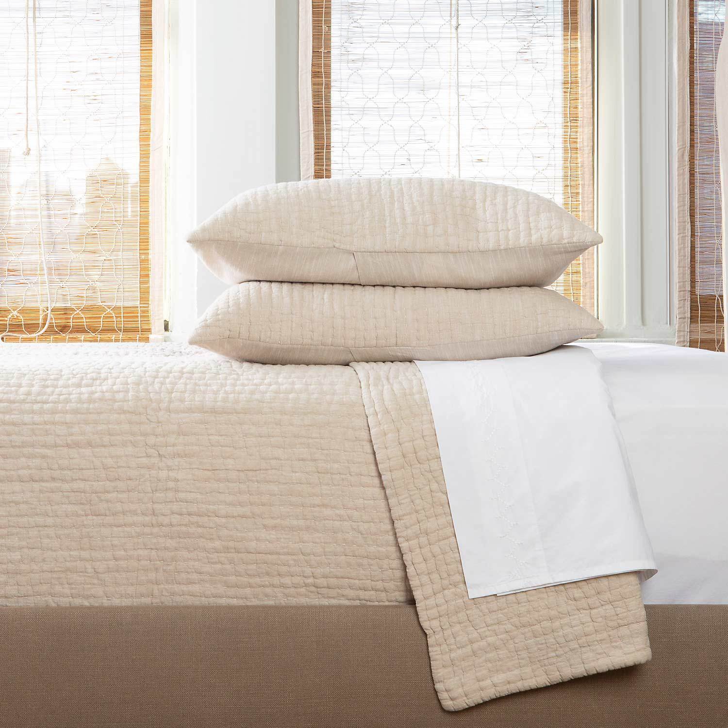 Vivada Sand Woven Bedding