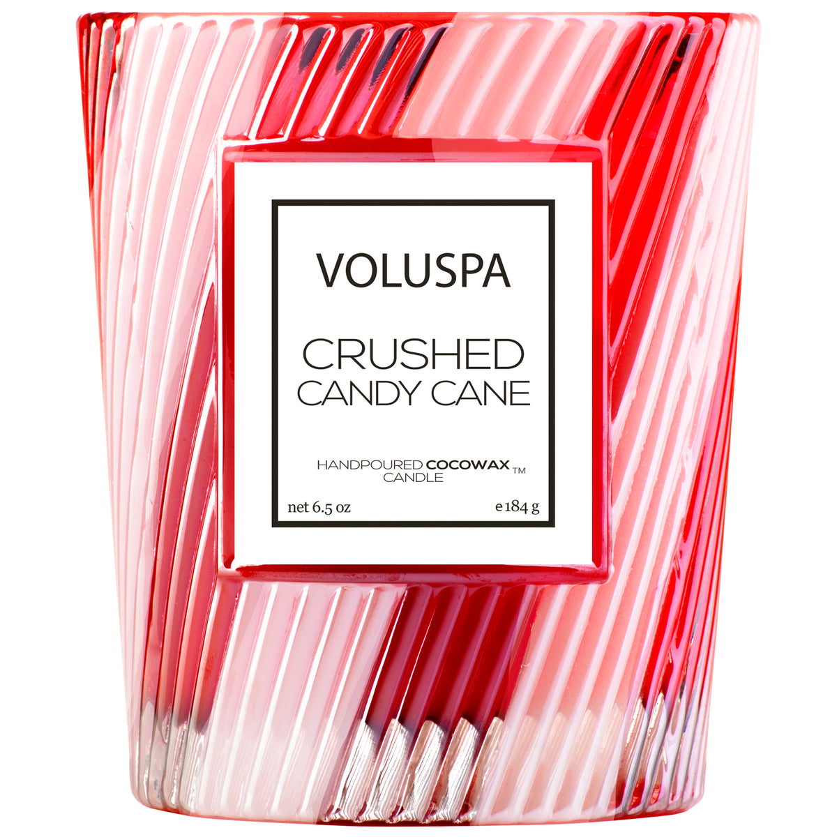 Crushed Candy Cane Classic Candle 6.5 oz