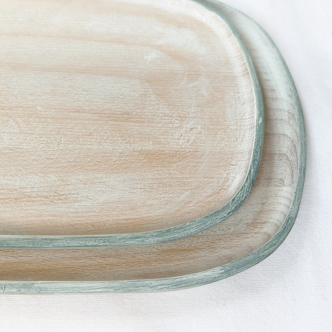 Sage Floral Tray