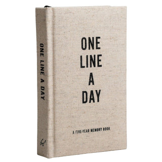 Canvas One Line Day - A Five Year Memory Book