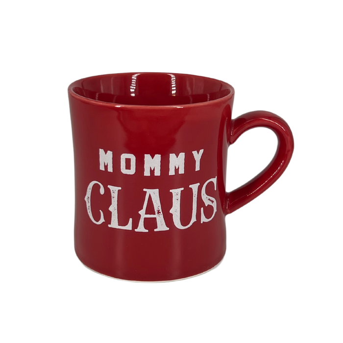Mommy or Daddy Claus Stoneware Mug