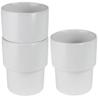Issa Cup, Ceramic, White