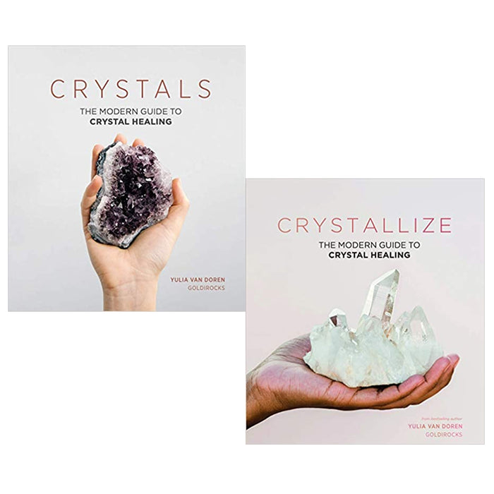 Crystallize: The Modern Guide to Crystal Healing inner page showing information and pictures of ruby + fuchsite/ zoisite / kyanite.