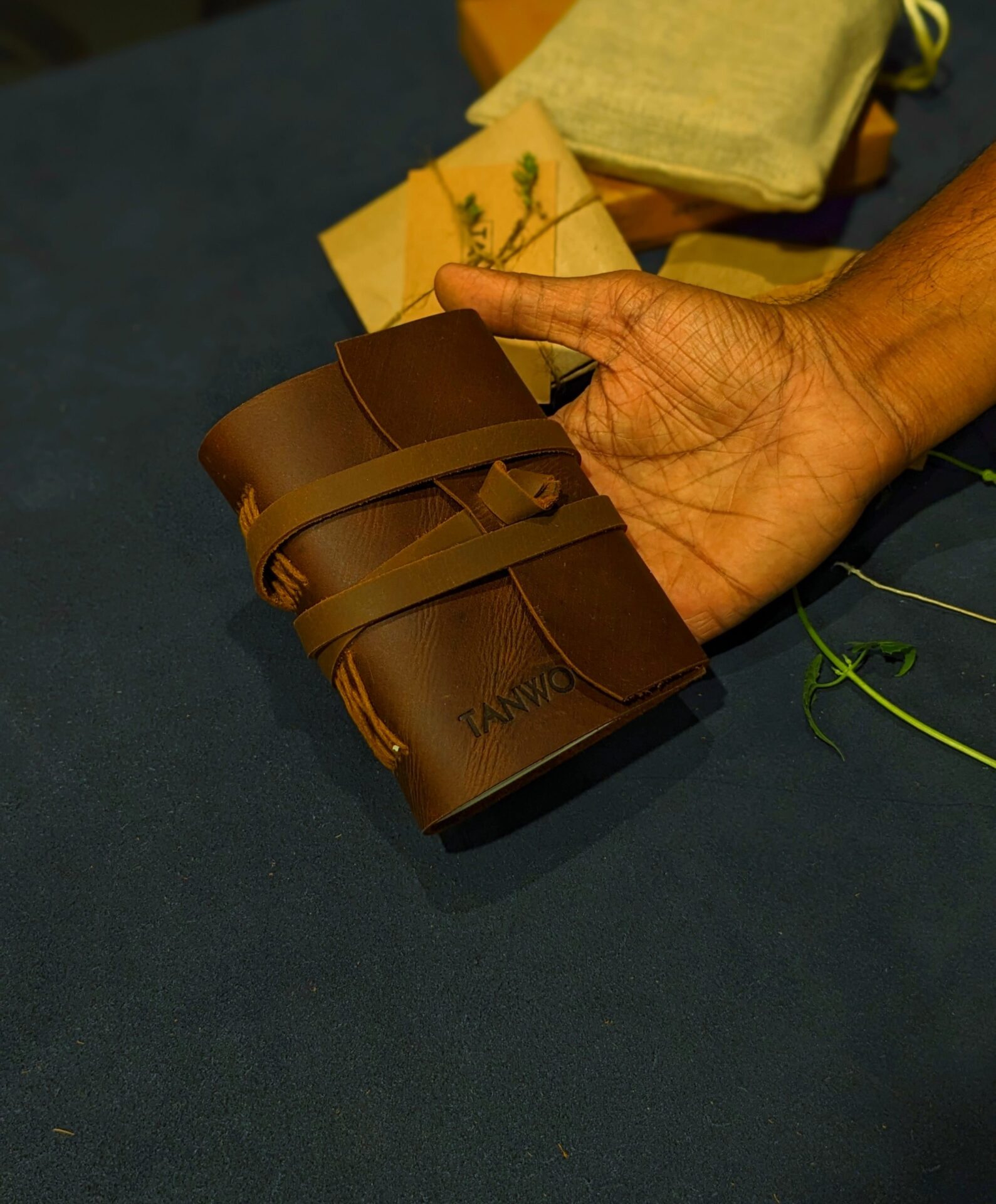 Mini Leather Journal