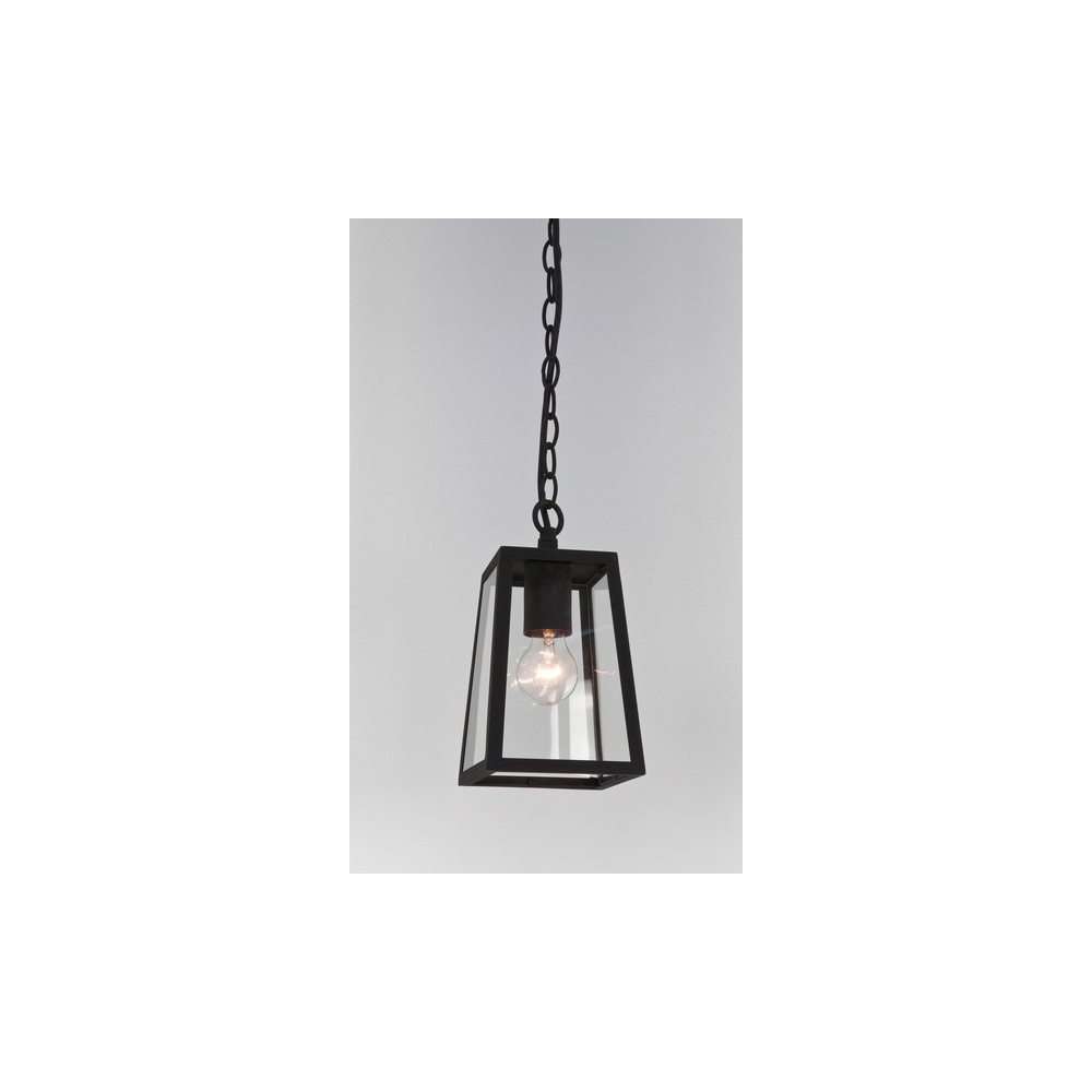 Small Black Pendant For Outdoor Use