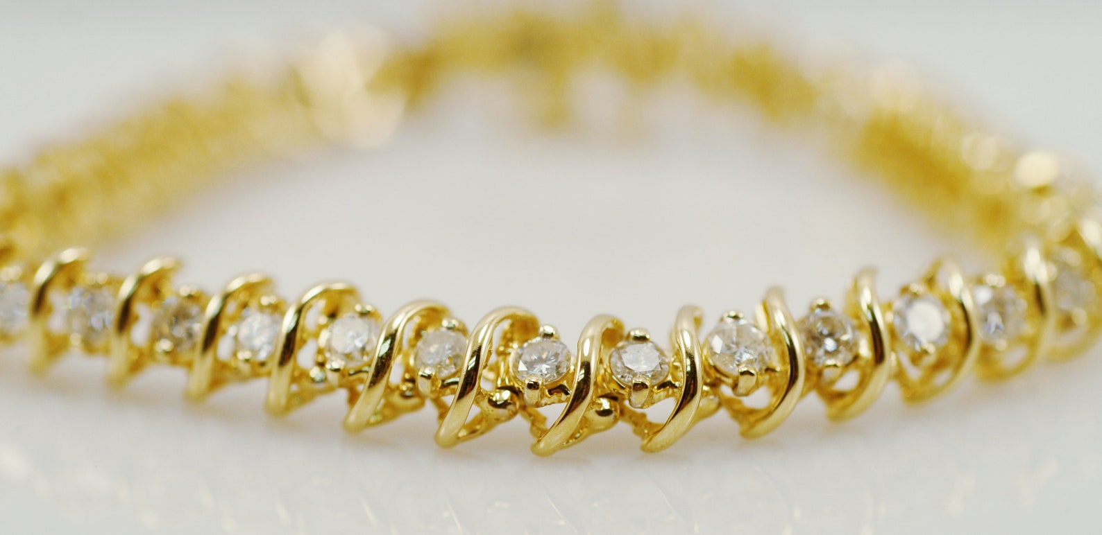 Diamond Tennis Bracelet (Links)