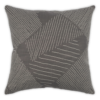 Endless Charcoal Pillow 22"x22"