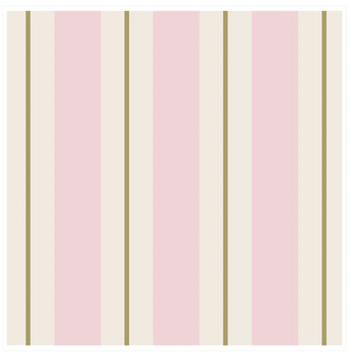 Pink & Gold Awning Stripe Napkin
