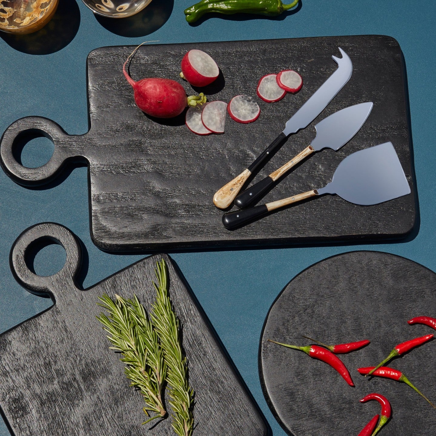 Black Mango Wood Mini - Rectangle