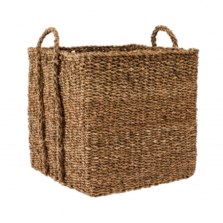 Seagrass Mini Square Basket - Large