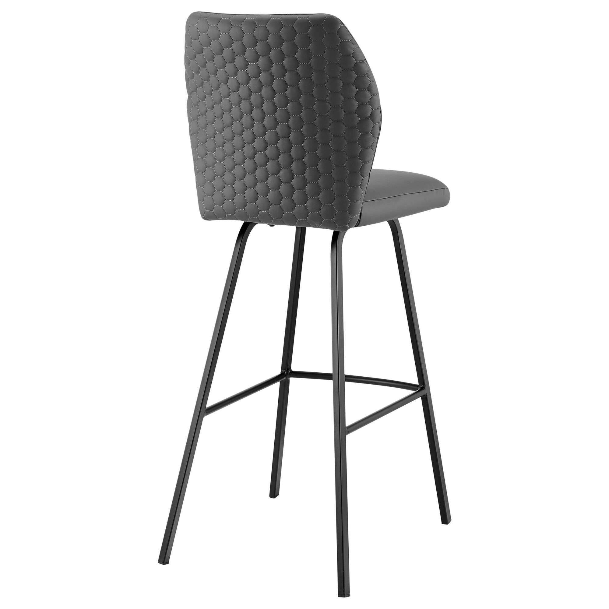 Striking a linear design crafted with a sleek matte black metal frame and complimented by plush fabric pillow cushions you’ll love sinking into.