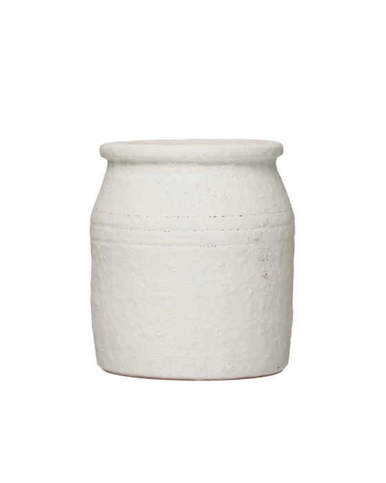 White Terracotta Crock