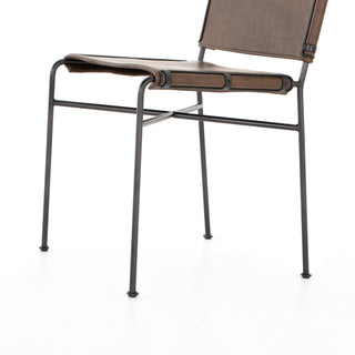 Wharton  Dining Chair- Distressed Brown