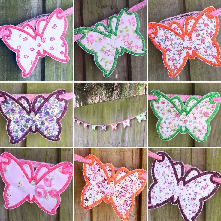 Butterfly Bunting 8ft